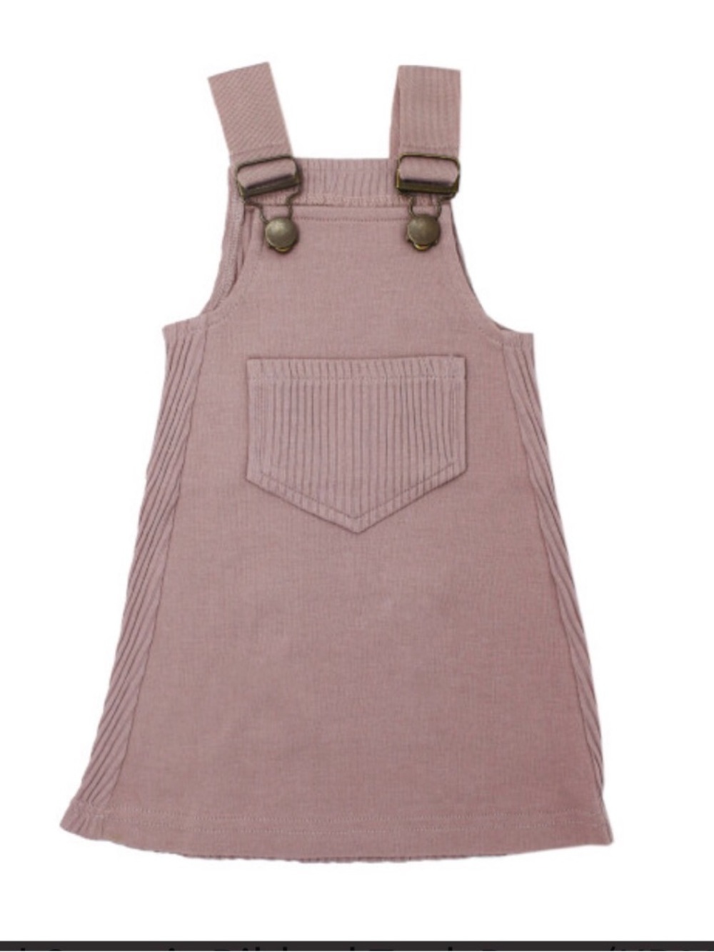 L'ovedbaby Ribbed Tank Dress-Thistle Pink 12-18m